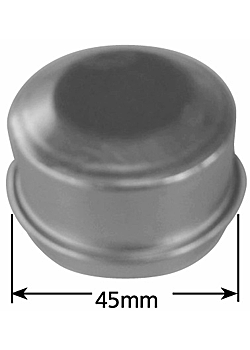 (187070) 45mm Steel Grease Cap